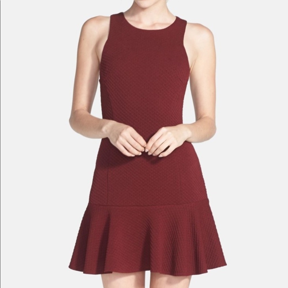 ASTR The Label Burgundy Dress